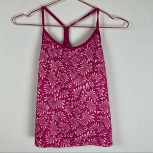 C9 by Champion Floral Print Racerback Athletic Gym Yoga Top